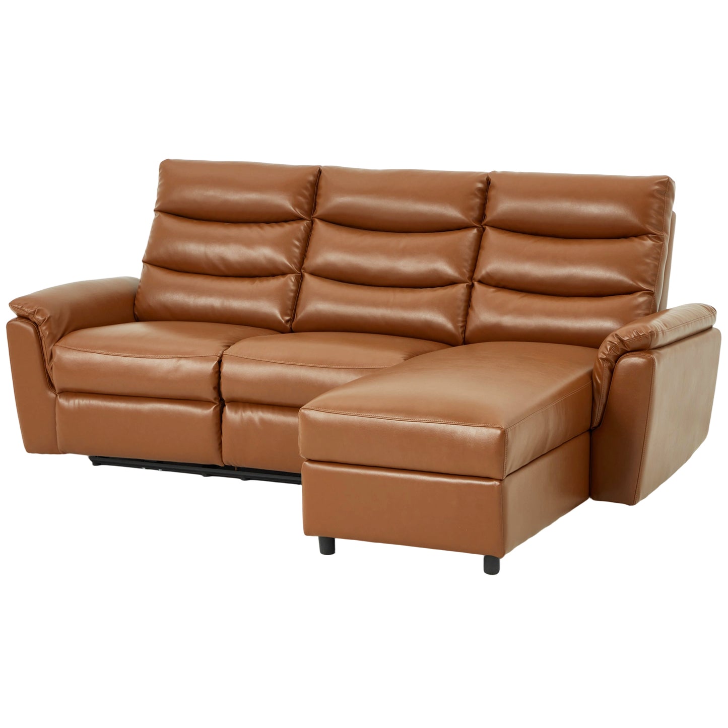 YODOLLA PU Leather Power Reclining Sectional Sofa