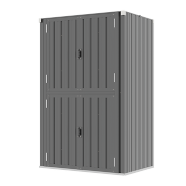 YODOLLA Outdoor Cabinet Outdoor Storage Cabinet, Gray