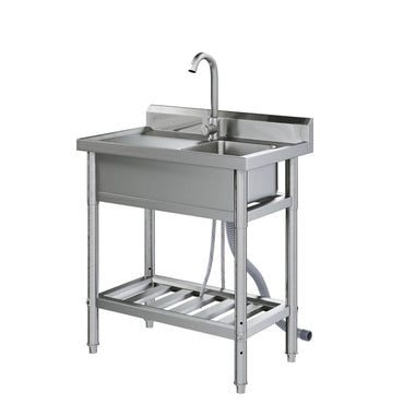 YODOLLA Freestanding Stainless Steel Utility Sink
