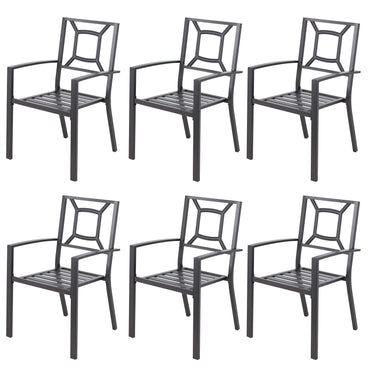 YODOLLA 6 Pieces Outdoor Dining Chairs