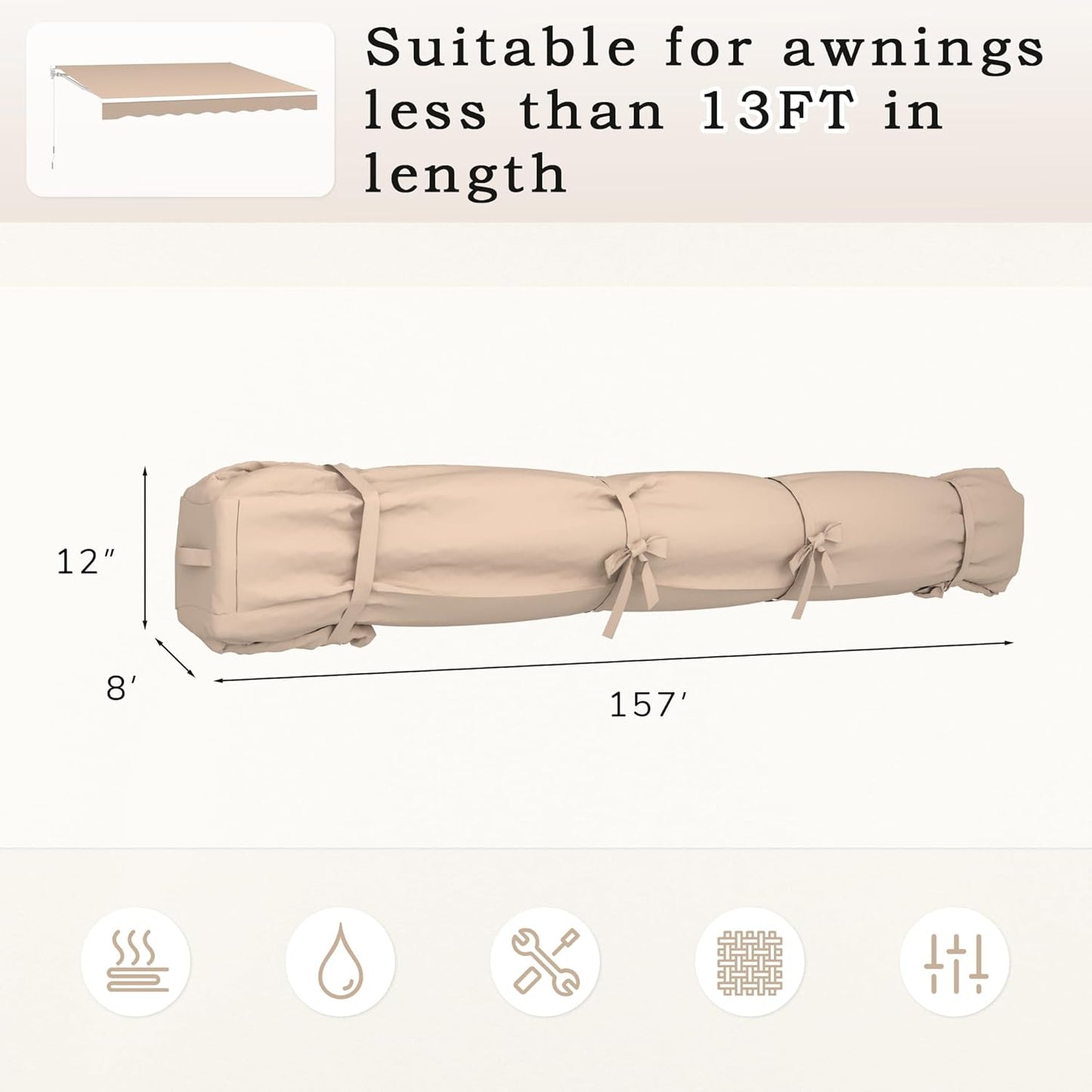 YODOLLA storage bag for retractable awning