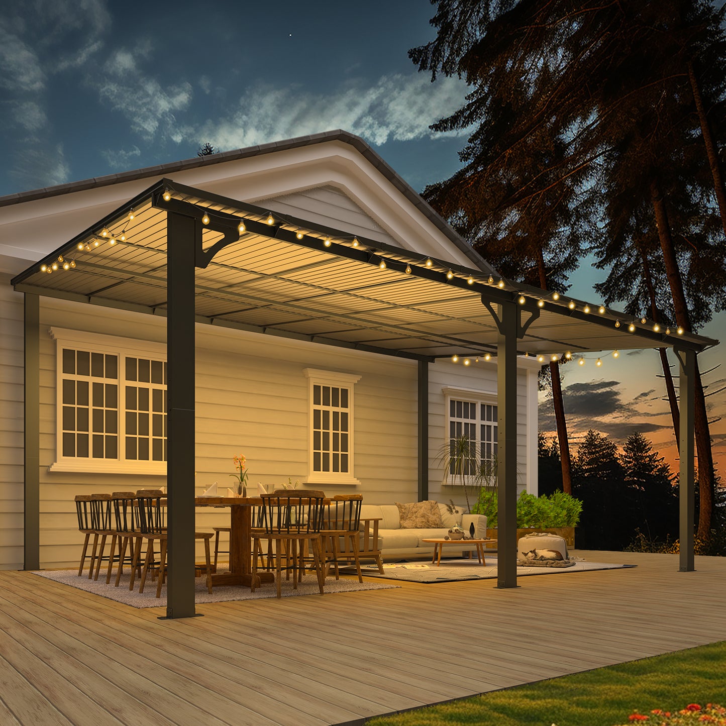 YODOLLA hardtop gazebo.