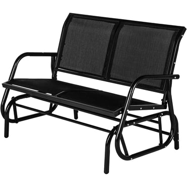 YODOLLA Outside Patio Glider Bench for 2 Persons