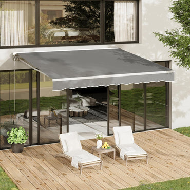 YODOLLA 8.2x6.5FT Retractable Awning Replacement Sunshade Canopy