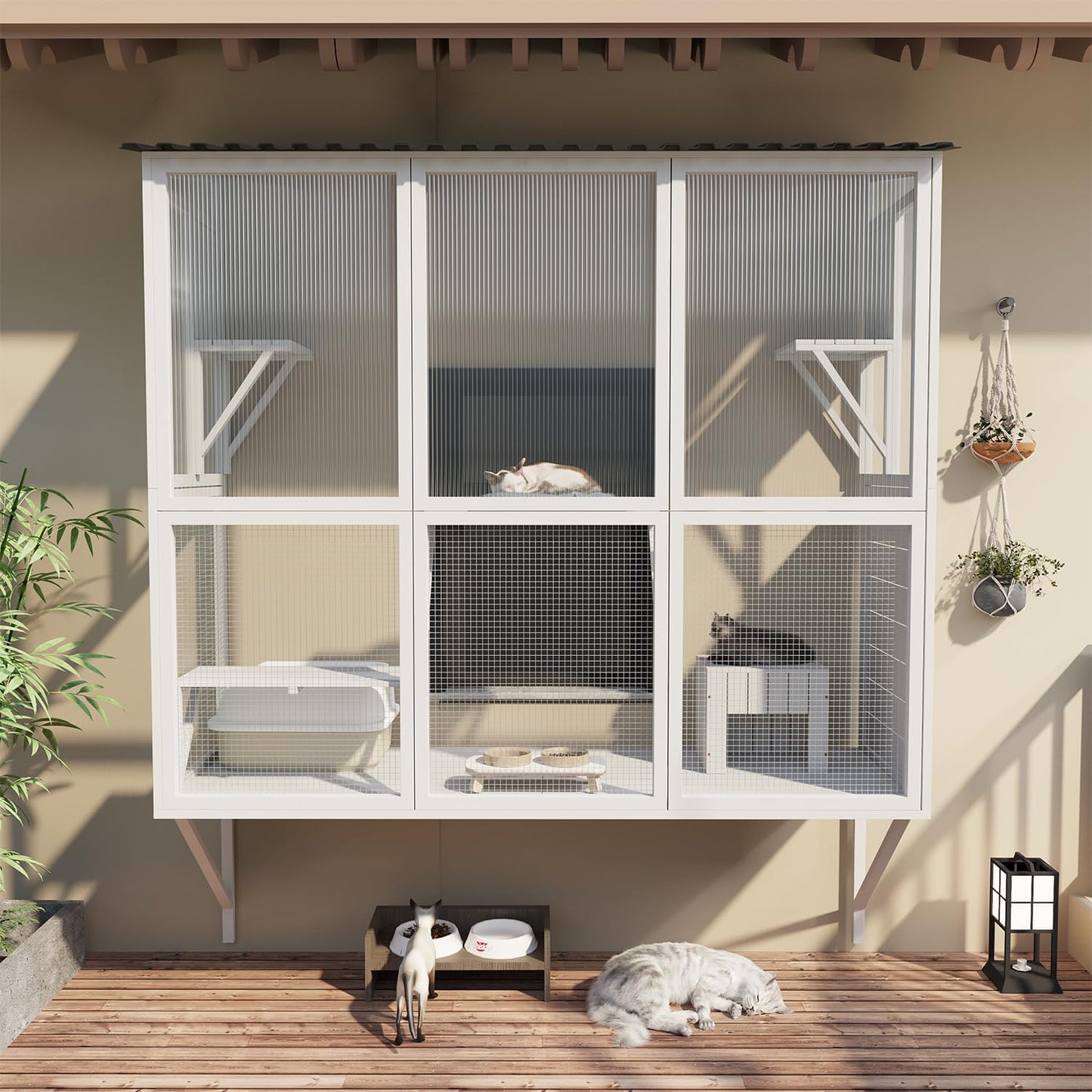YODOLLA Catio Outdoor Cat Enclosure with Window Access