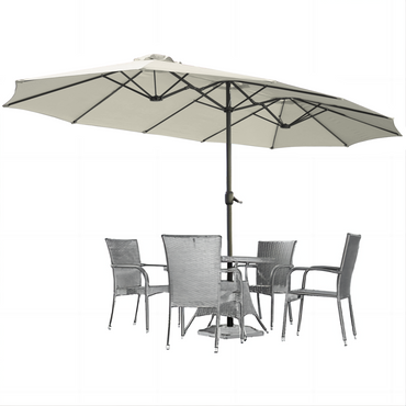 YODOLLA umbrellas for outdoor patio tables, double-sided