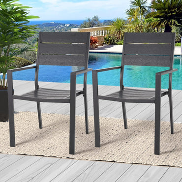 YODOLLA 2 Pieces Outdoor Dining Chairs