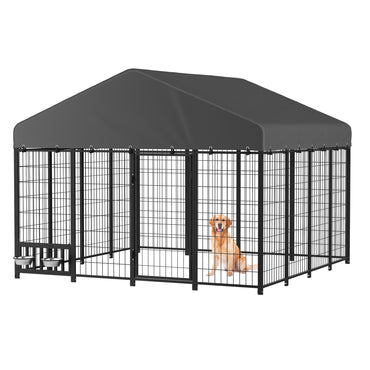 YODOLLA 8x8 Heavy Duty Outdoor Dog Kennel