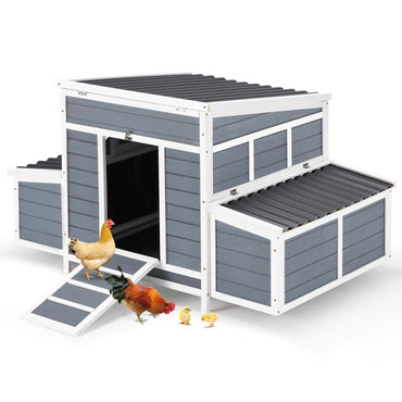 YODOLLA home chicken coop for 6 chickens.
