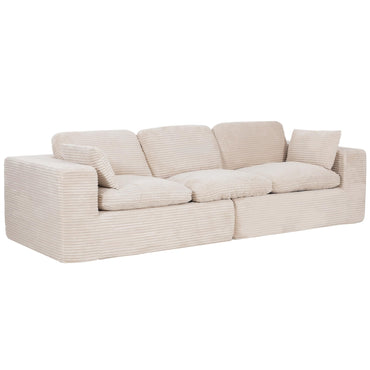 YODOLLA 110" Oversized Sofa Cloud Boneless Couch