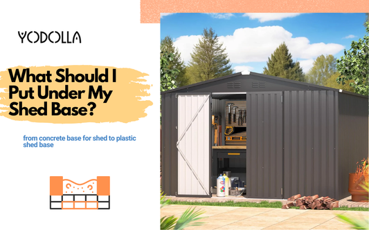 What Should I Put Under My Shed Base?