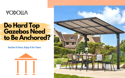 Do Hard Top Gazebos Need to Be Anchored?