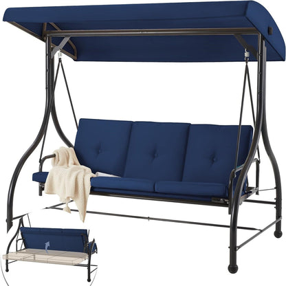 YODOLLA Patio Swing Set with Canopy