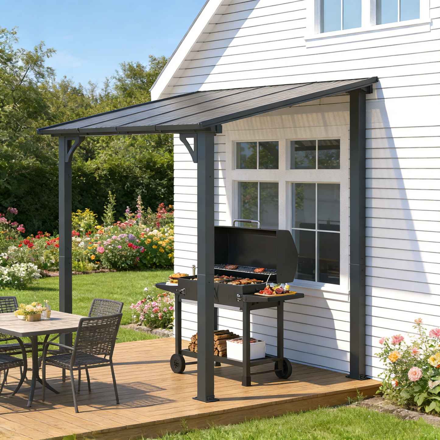YODOLLA 8' x 5' Gazebo Outdoor Pergola