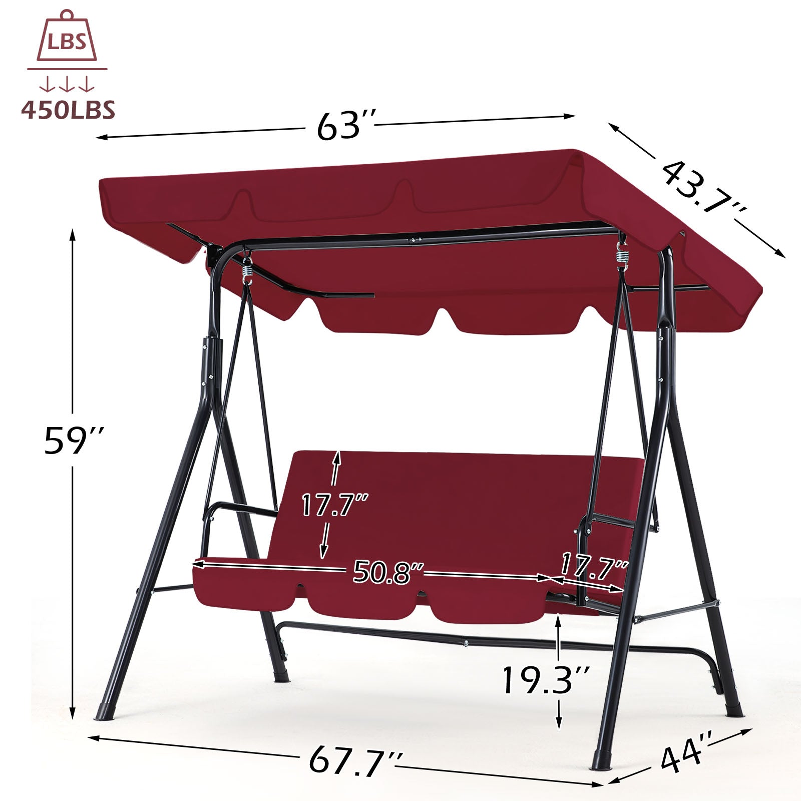 YODOLLA Outdoor Patio Swing