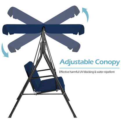 YODOLLA Patio Swing with Canopy