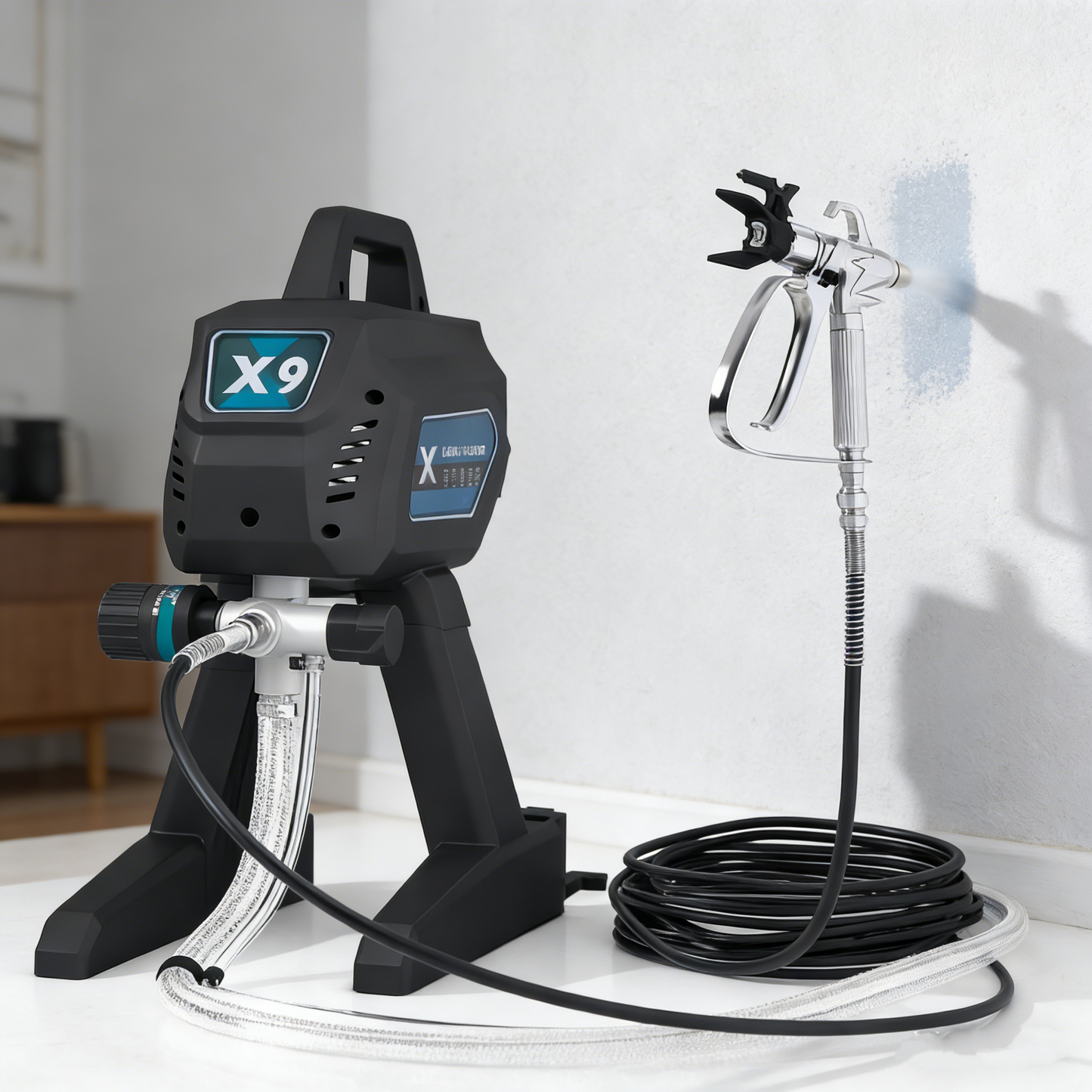 YODOLLA 0.39GPM 700W 2900PS Airless Paint Sprayer, Black