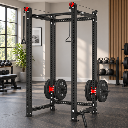 YODOLLA Commercial Power Cage, Multi-Function Power Rack