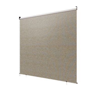 YODOLLA Outdoor UV Protection 6'(W) x 6'(H) Roller Shade, Mocha