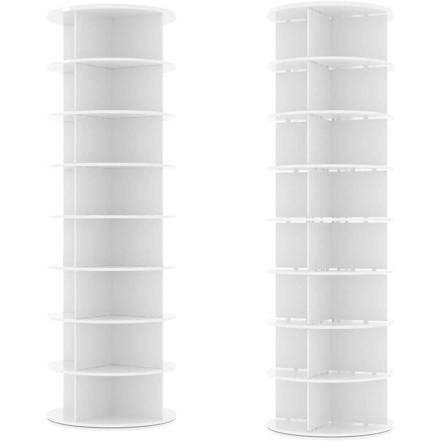 YODOLLA 8 Tier Rotating Shoe Rack, Shoe Tower Organizer