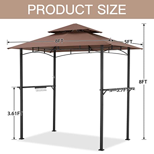 YODOLLA 8 x 5 grill gazebo.