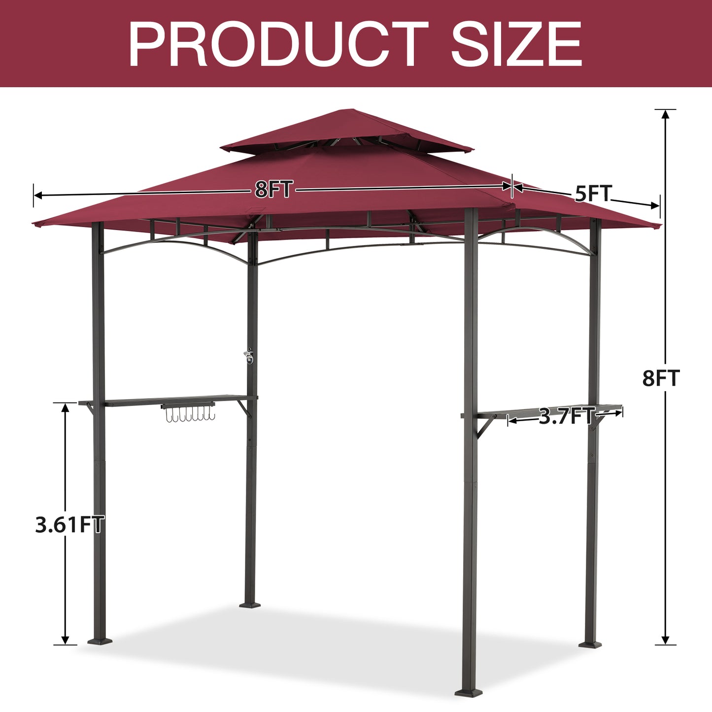 YODOLLA BBQ gazebo