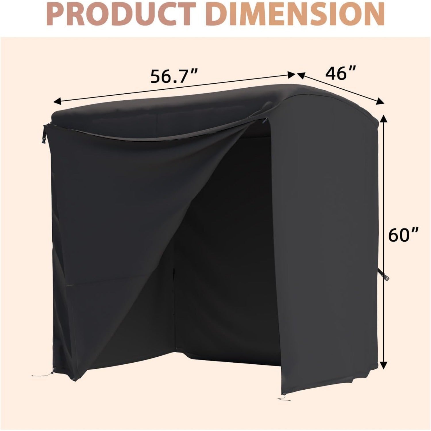 YODOLLA 2-seater patio swing cover