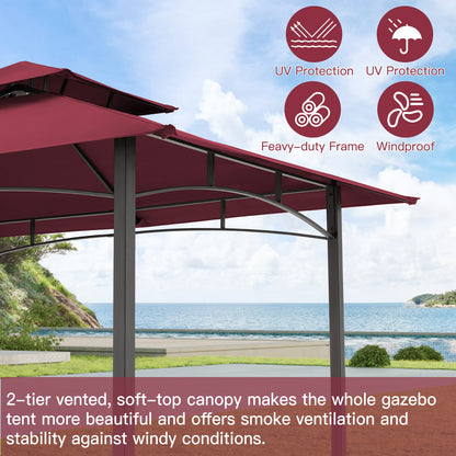 YODOLLA 8 x 5 grill gazebo.