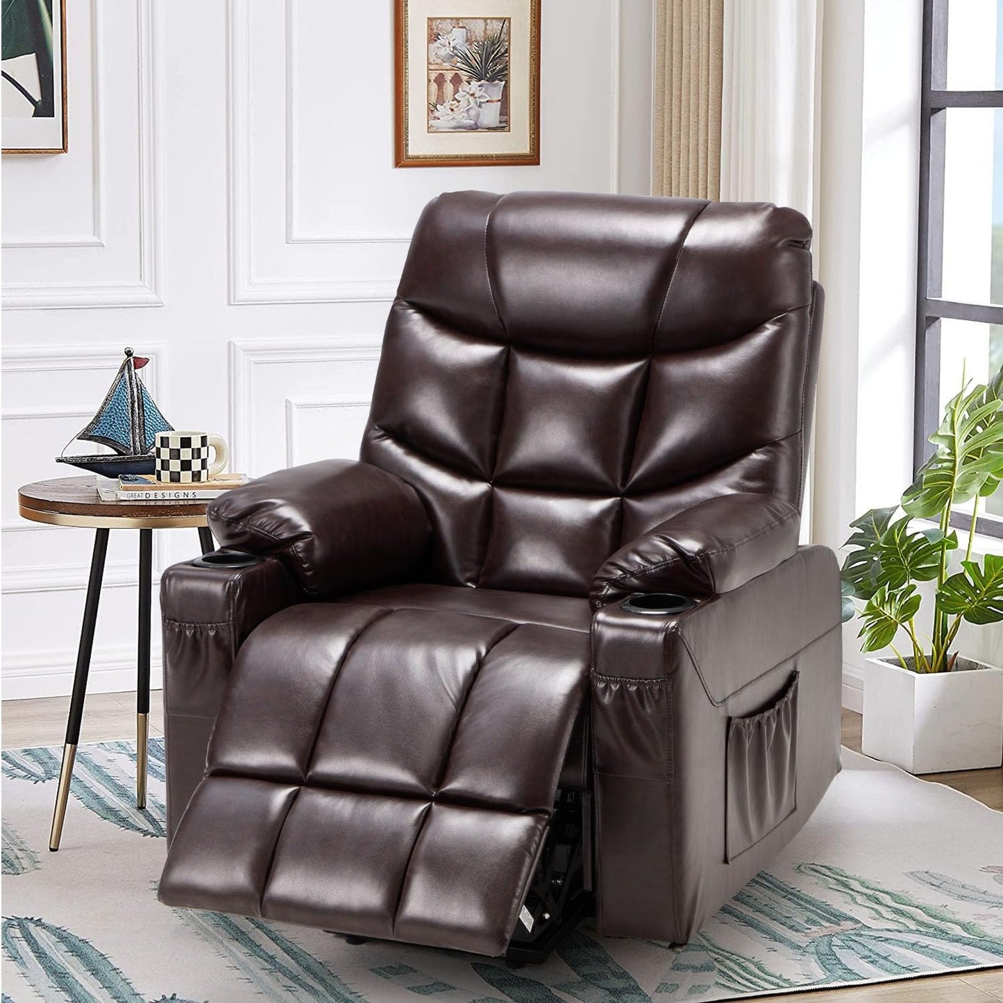 YODOLLA Massage Power Lift Recliner for Elderly