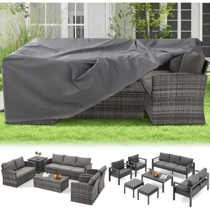 YODOLLA Outdoor Furniture Set Cover Sectional Sofa Set Covers