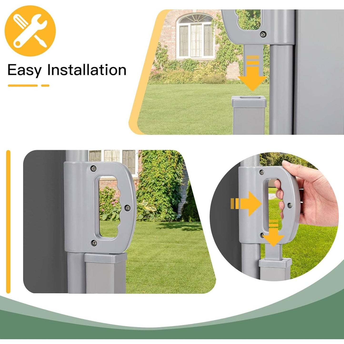 YODOLLA waterproof retractable awning.