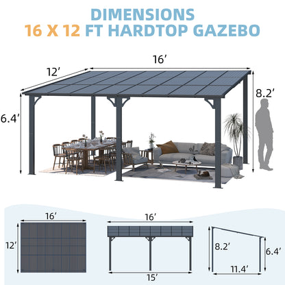 YODOLLA 16' x 12' gazebo.