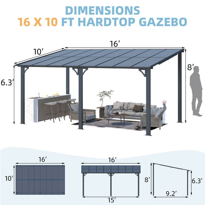 YODOLLA hardtop gazebo.