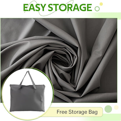 YODOLLA 90.5"x72.5"x27.5" Patio Furniture Set Cover Outdoor Table and Chair Set Covers, Gray