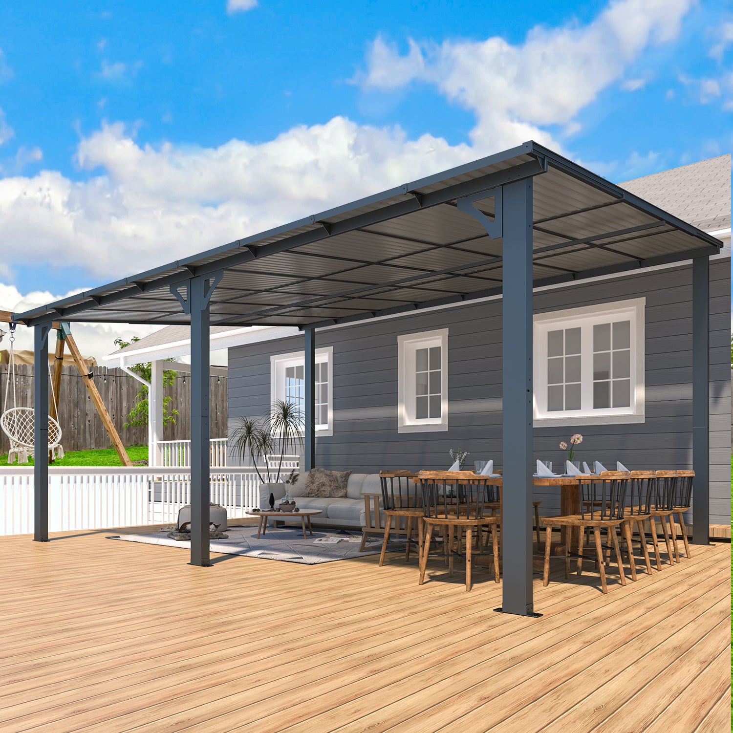 YODOLLA hardtop gazebo.