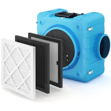 YODOLLA 800 CFM Air Scrubber with 3-Stage Filtration