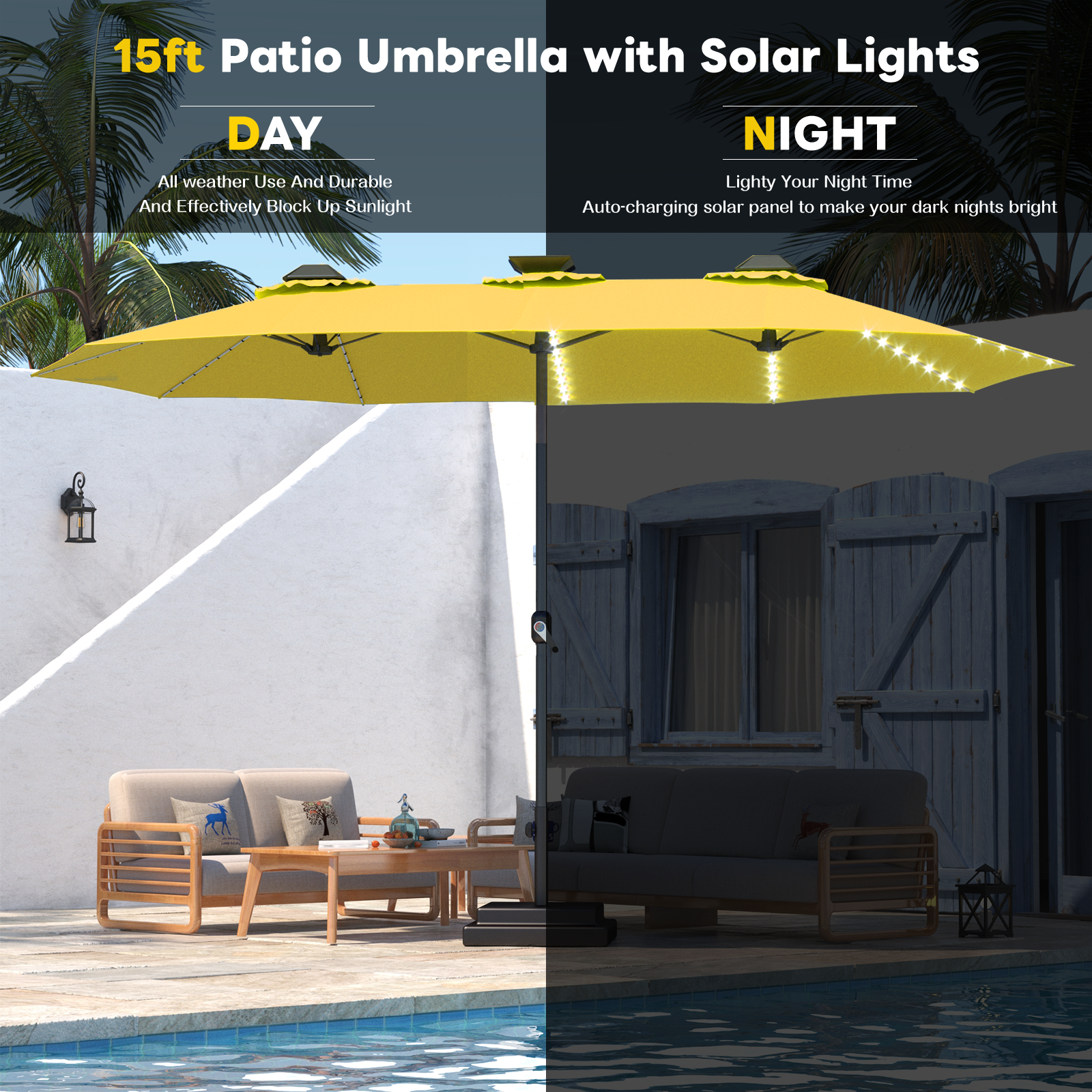 YODOLLA umbrella for patio perfect for gatherings