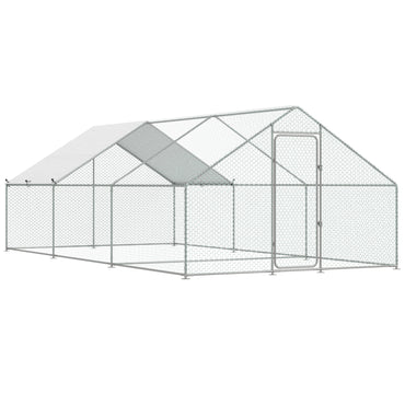 YODOLLA large metal chicken coop for 12