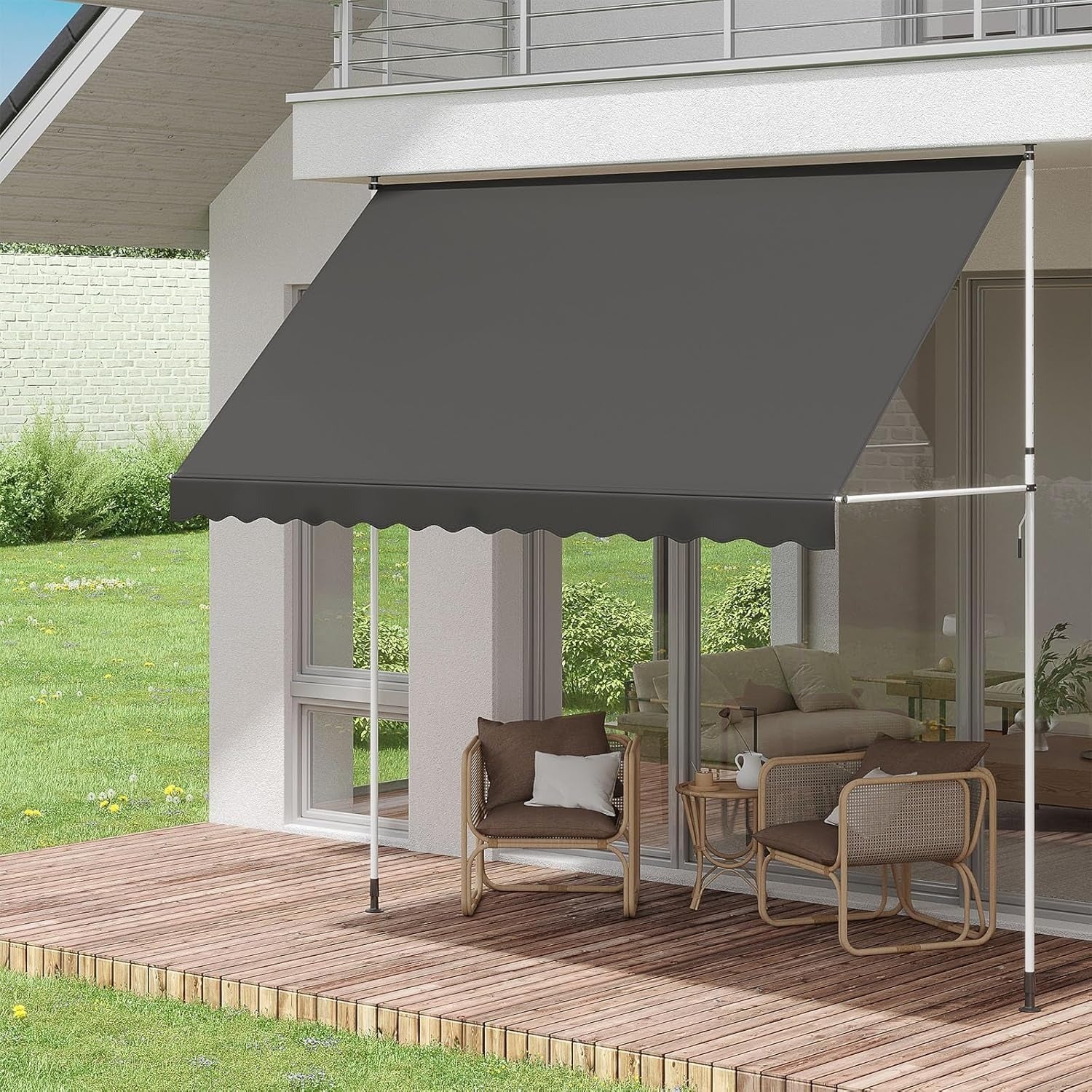 YODOLLA retractable patio canopy for flexible use.