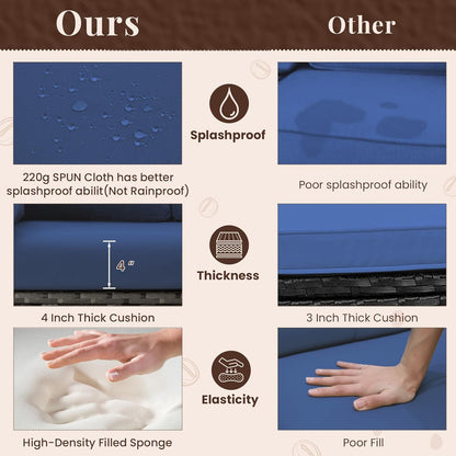 YODOLLA comfortable outdoor sectional set