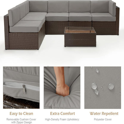 YODOLLA wooden outdoor dining set