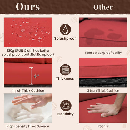 YODOLLA stylish wicker patio set