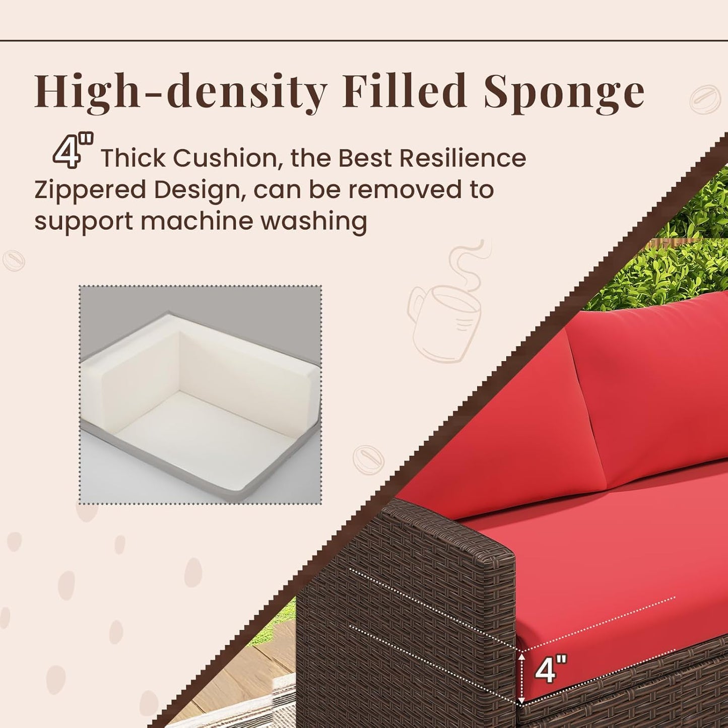 YODOLLA contemporary outdoor furniture sets