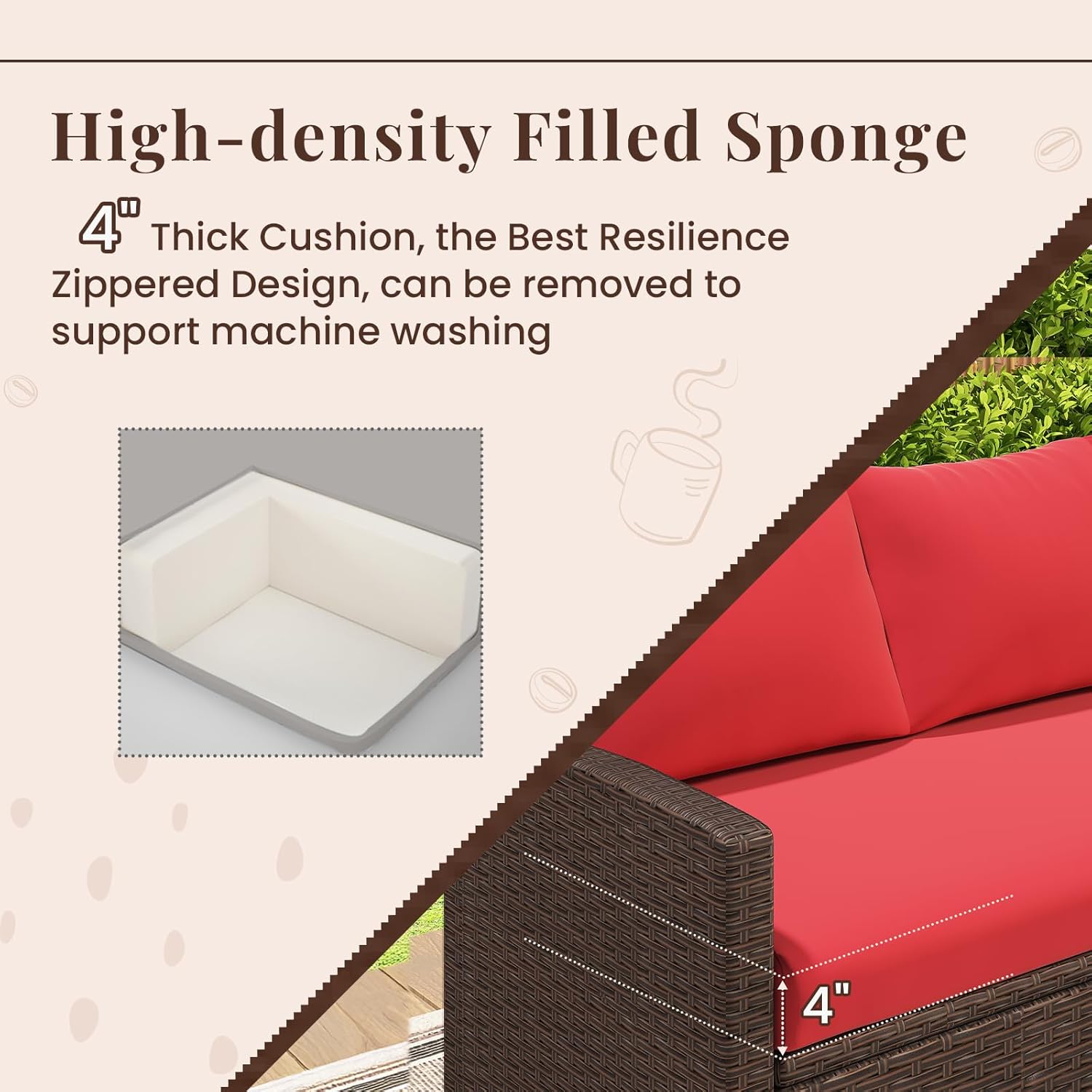 YODOLLA contemporary outdoor furniture sets