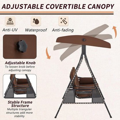 YODOLLA frame for patio swing chair
