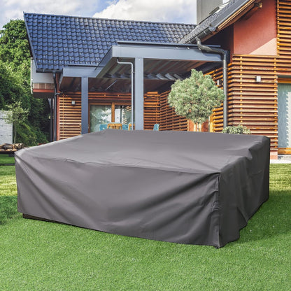 YODOLLA 90.5"x72.5"x27.5" Patio Furniture Set Cover Outdoor Table and Chair Set Covers, Gray