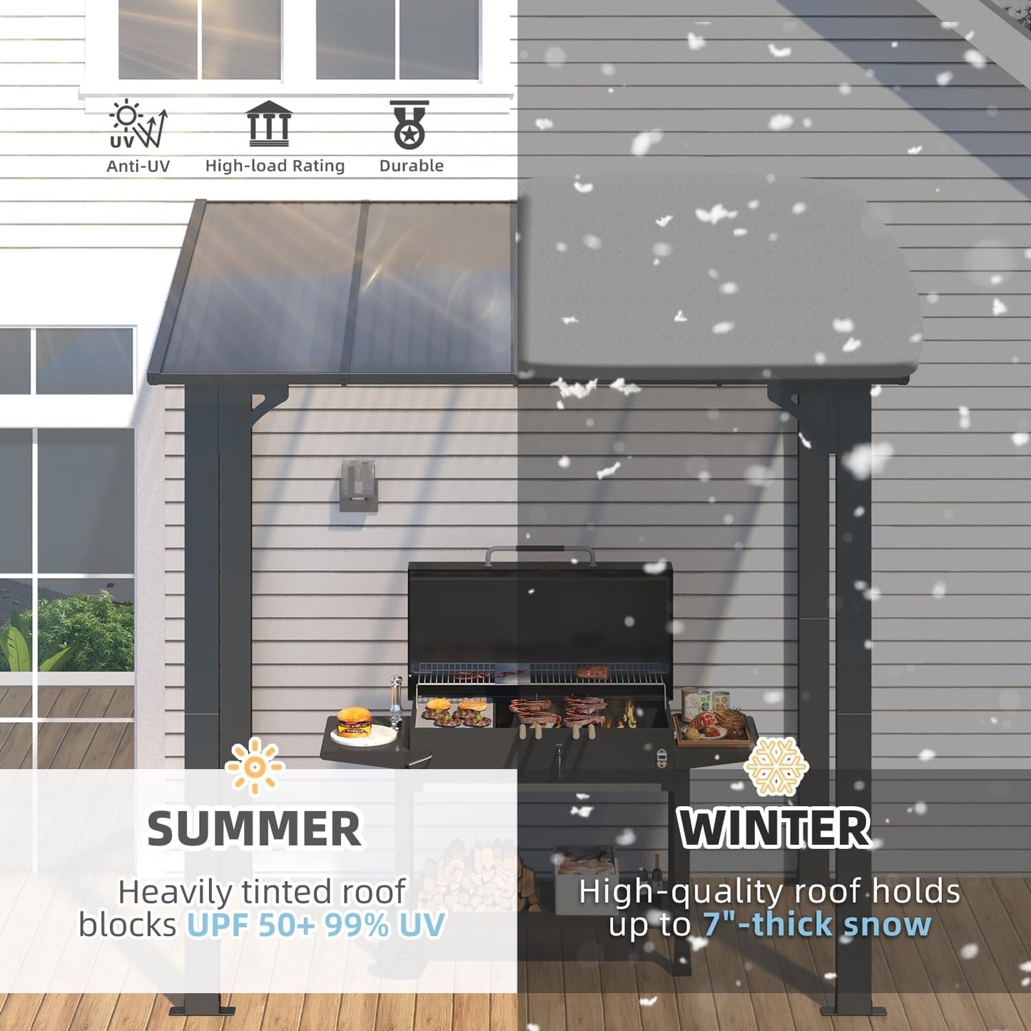 YODOLLA hardtop grill gazebo