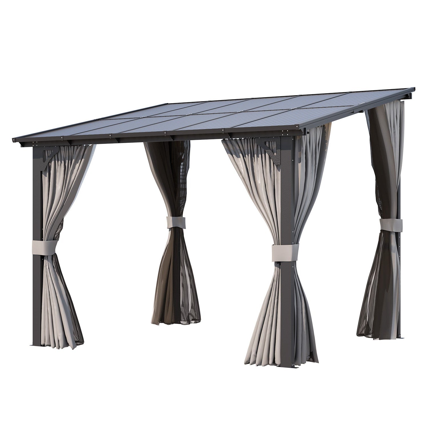 YODOLLA 8x8 Gazebo with Curtains for Outdoor