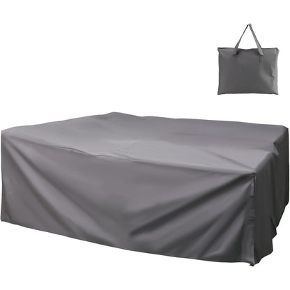 YODOLLA 130"x58"x29.5" Patio Furniture Cover Waterproof Patio Table and Chair Set Covers
