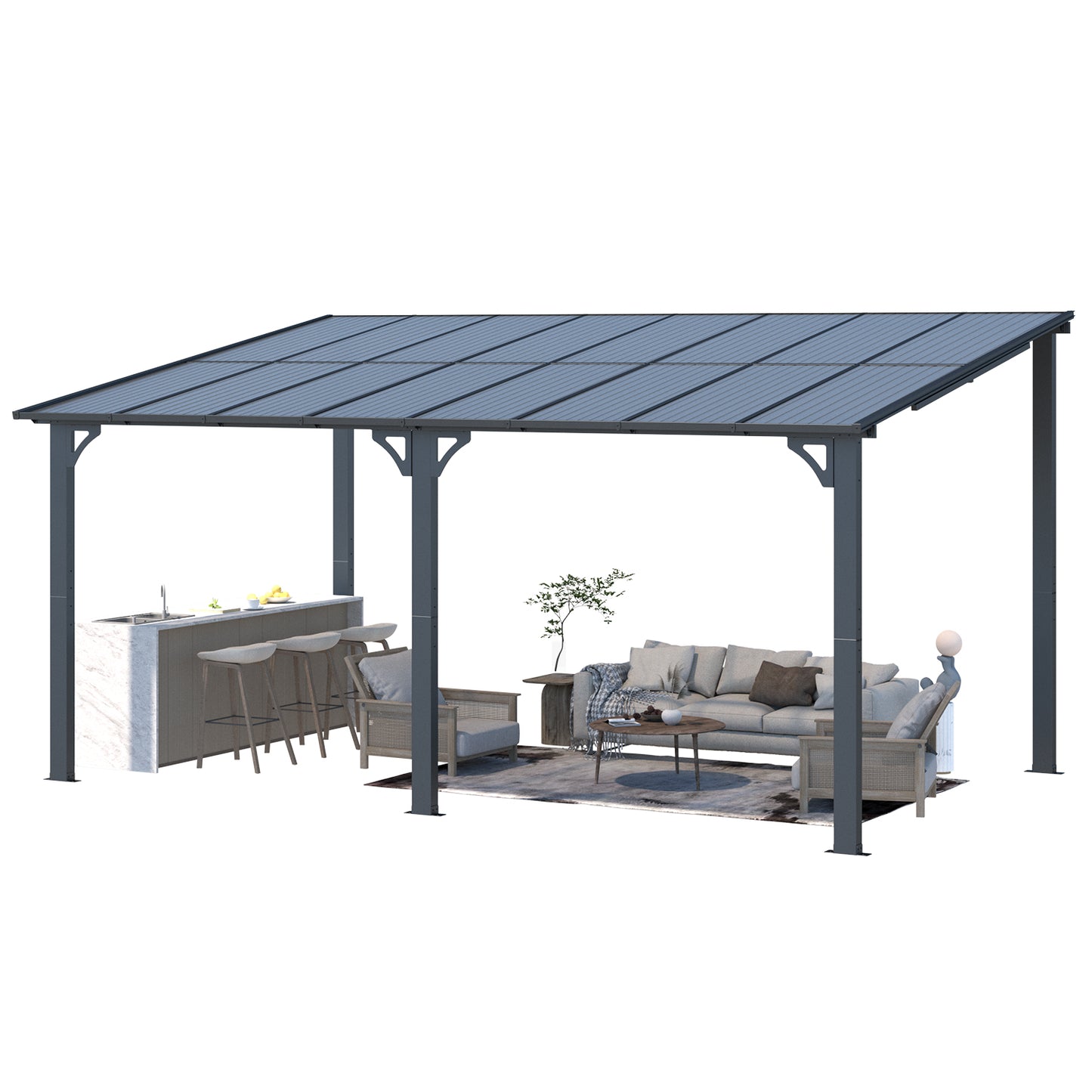 YODOLLA wall mounted gazebo.